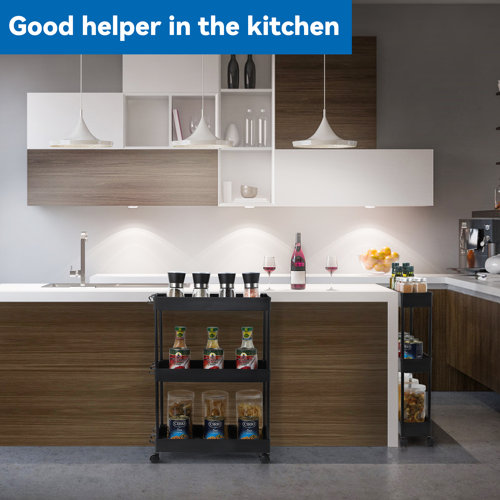 Haitral Slim Shelving Unit Kitchen Cart & Reviews Wayfair